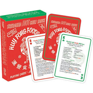 Sriracha Recipes Playing Cards