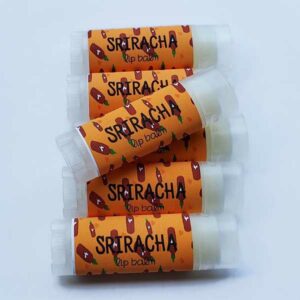 Sriracha Flavored Lip Balm Stocking Stuffer