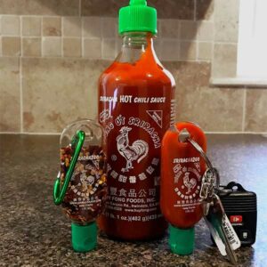 Travel Sriracha Bottle Keychain